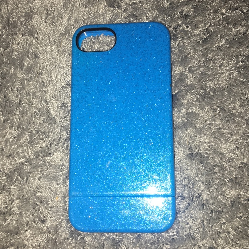 Sparkle blue iPhone 5/5s case